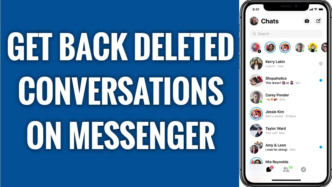 How To Get Back Deleted Conversations On Messenger - YouTube