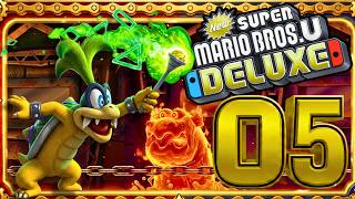 NEW SUPER MARIO BROS. U DELUXE CO-OP - LE MARAIS TOXIQUE D'IGGY !  #5