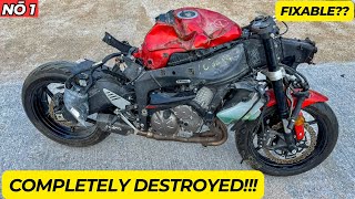 картинка: Восстановление разбитого Kawasaki Ninja ZX6R — Часть 1