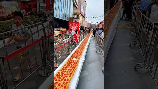 Pizza Raksasa Panjangnya 100 Meter?! ?? #pizza  #foryou