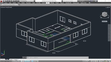 3D House Model Part-8 Autocad Basic 2D & 3D Bangla Tutorials Plan (অটোক্যাড বাংলা)