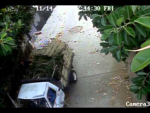 Dumping Trash in Alley Caught on Surveillance Cameras 4 - YouTube