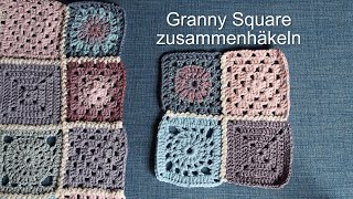 Granny Squares zusammenhäkeln