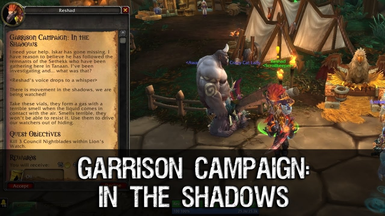 Garrison Campaign In the Shadows YouTube