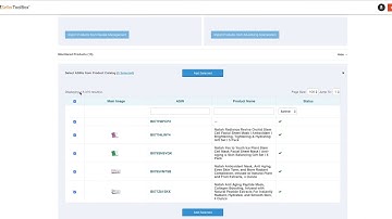 Add Monitored Products to Indition SellerTool