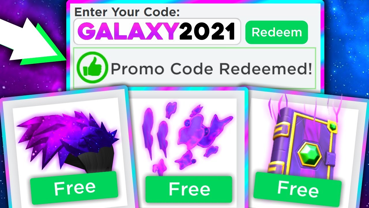 ALL 3 NEW Roblox Promo Codes on ROBLOX 2021!