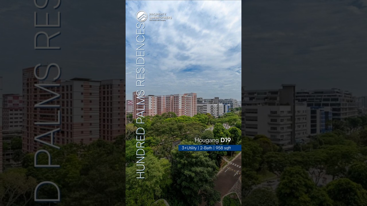 Hundred Palms Residences - 3-Bedroom with 958sqft in District 19