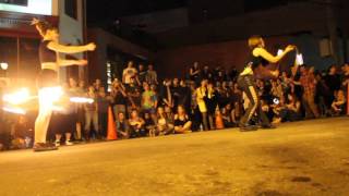 Gallery 5 Fire Hooping - Lacey and Jenna