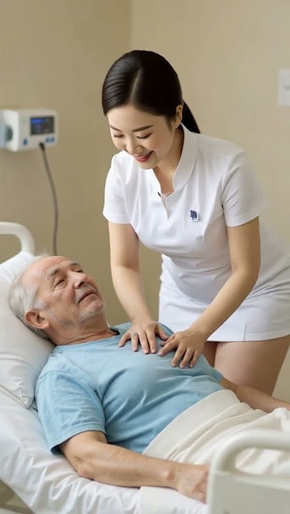 Nurse Acts Fast — Helping Elderly Patient Breathe Again 💙👴