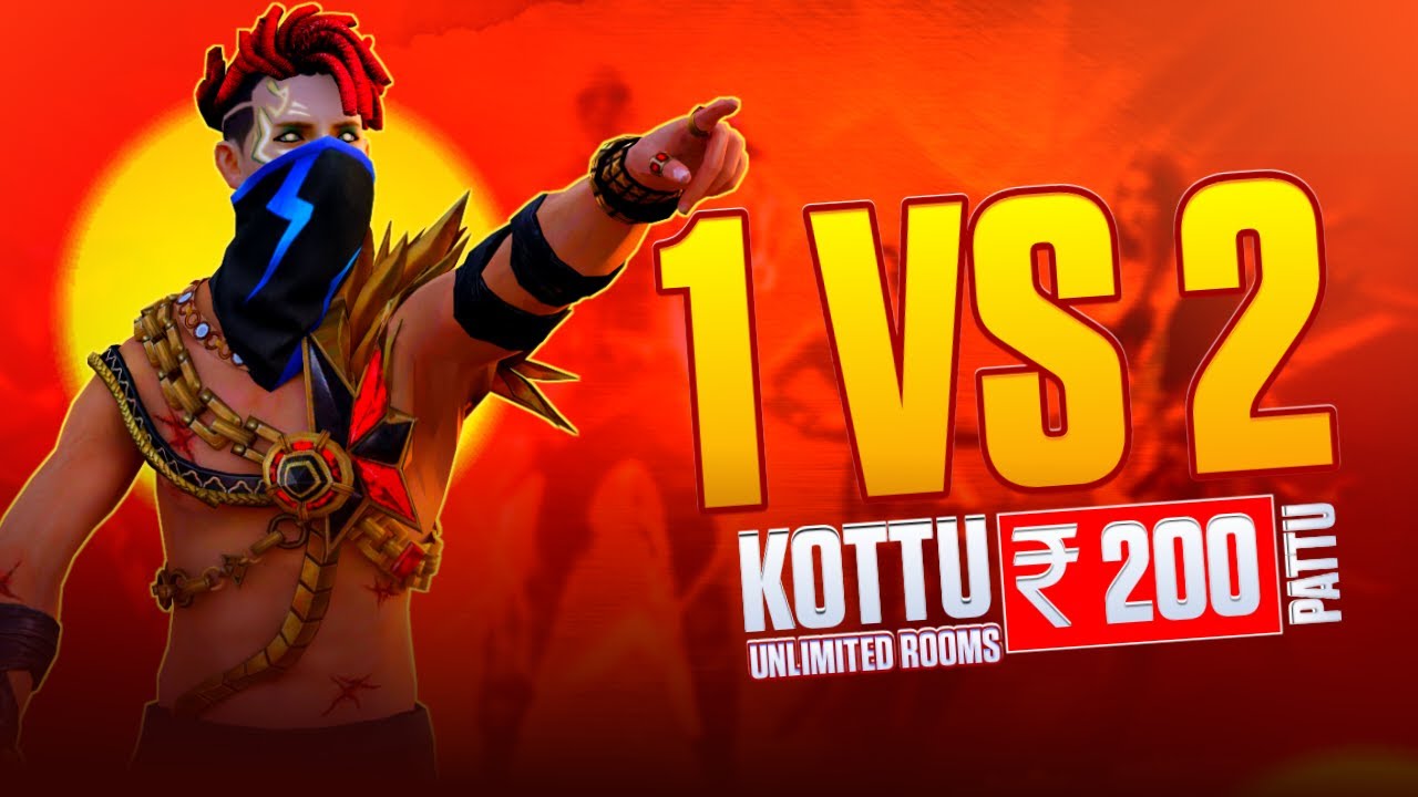 1 Vs 2 Kottu 200 Rs Pattu - Free Fire Live In Telugu #freefirelive ...