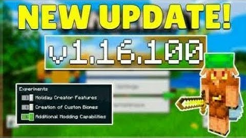 Minecraft 1.16.100.04 Download link (Latest version) // Minecraft Bedrock Latest version//Bugs fixed