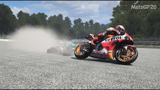 The chase was carried out by Marquez