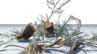 Stressful Tree Modeling: Breaking Branches with Strands [SIGGRAPH 2025]