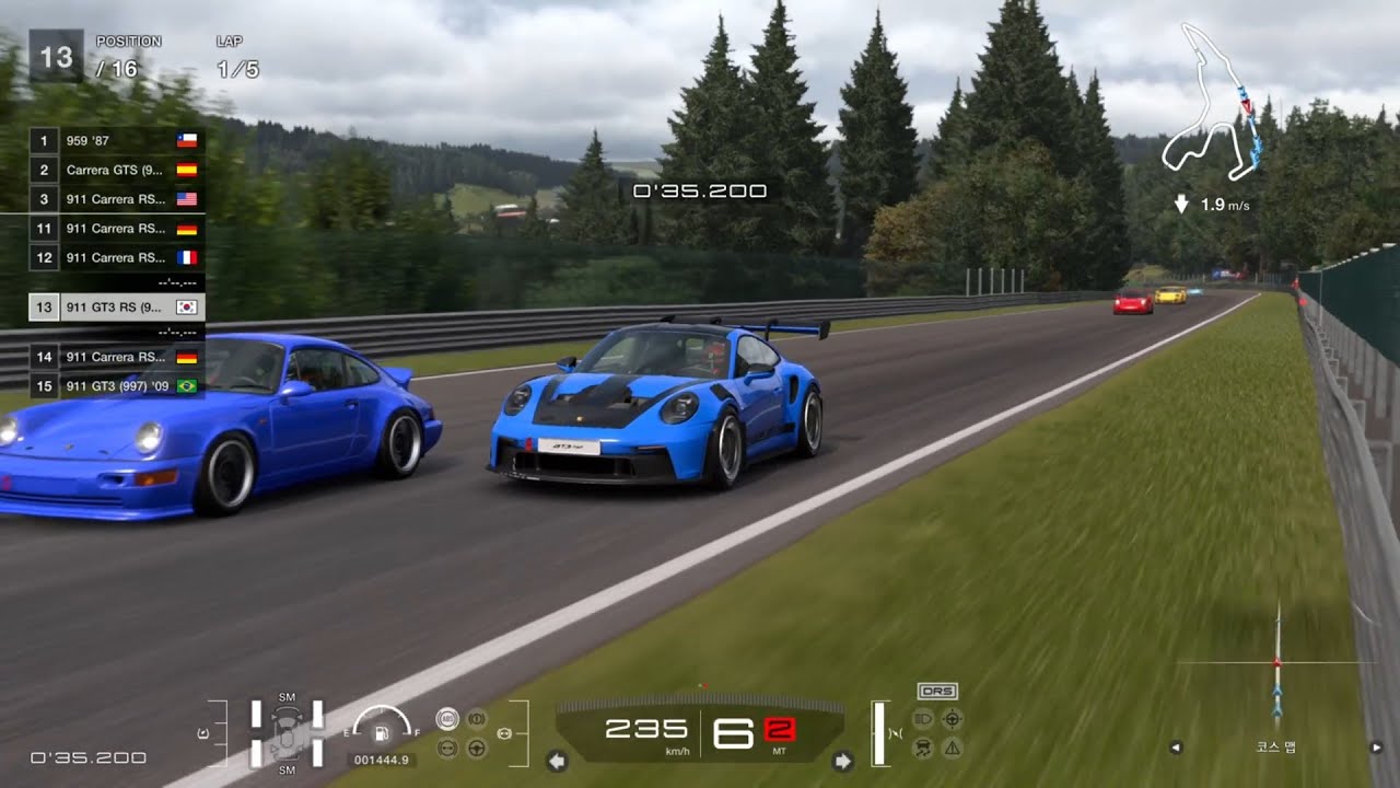 VR Week'C' 스파 포르쉐 컵 13'30.리플레이 1월 2주