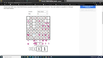 Very Hard Binary Puzzles (8x8) - #6 - Only 3:30?!