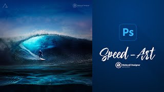 Surfing | Photoshop Speed art