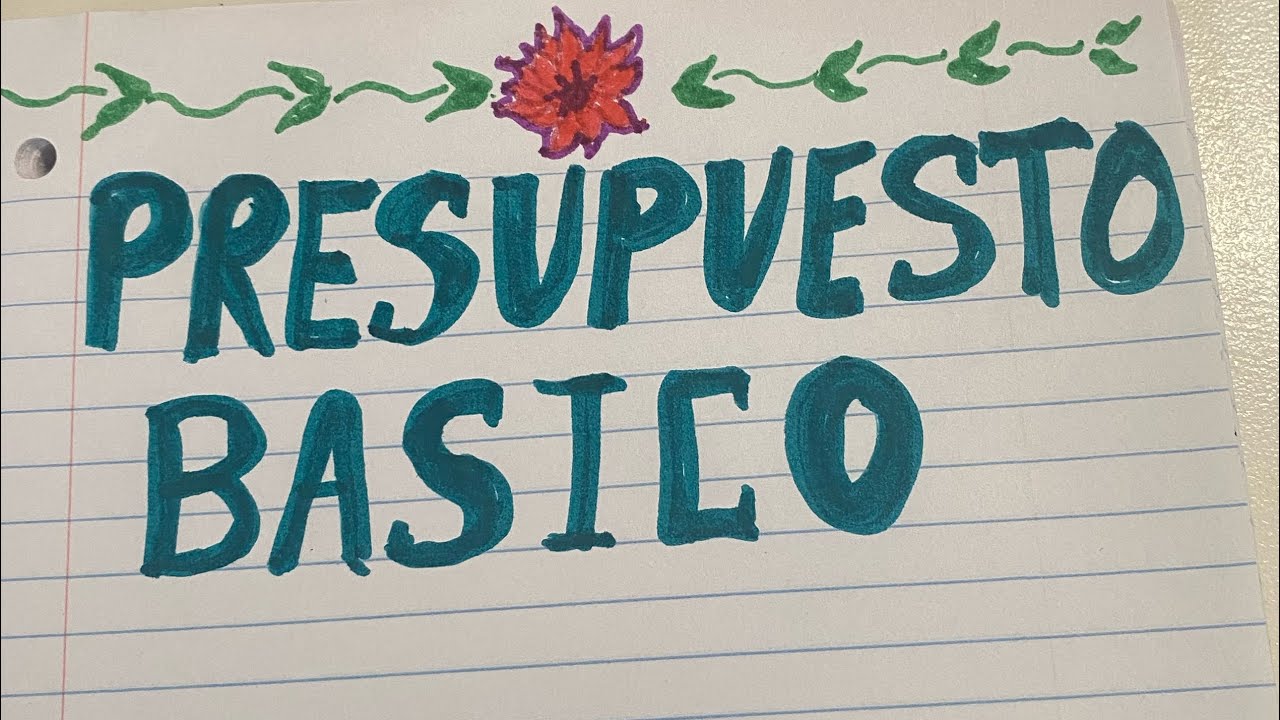 PRESUPUESTO básico del hogar 