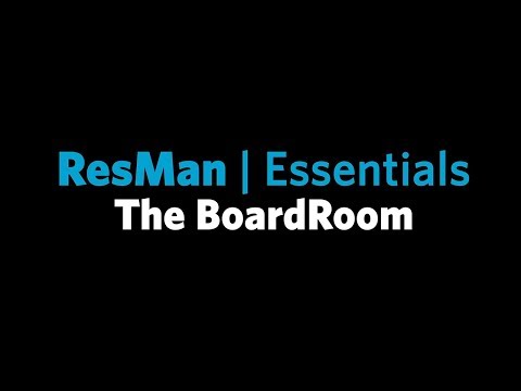 The BoardRoom - ResMan Property Management Software