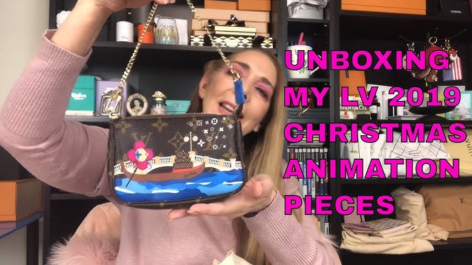 LOUIS VUITTON Monogram 2019 Christmas Animation Mini Venice