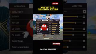 vivo v70 elite best sensitivity settings ff max #ffsensitivity #shots #ffmax