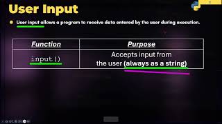 Python User Input Explained for Beginners | input() Function Made Easy