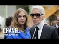 CHANEL Spring 2016 Fashion Show Backstage ft Karl Lagerfeld, Cara Delevingne  | MODTV