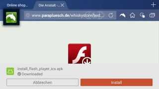 How to install Flash Player on Dolphin browser with English subtitles screenshot 1