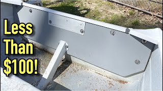 Aluminum Boat Transom Replacement  Replace your small boat transom!