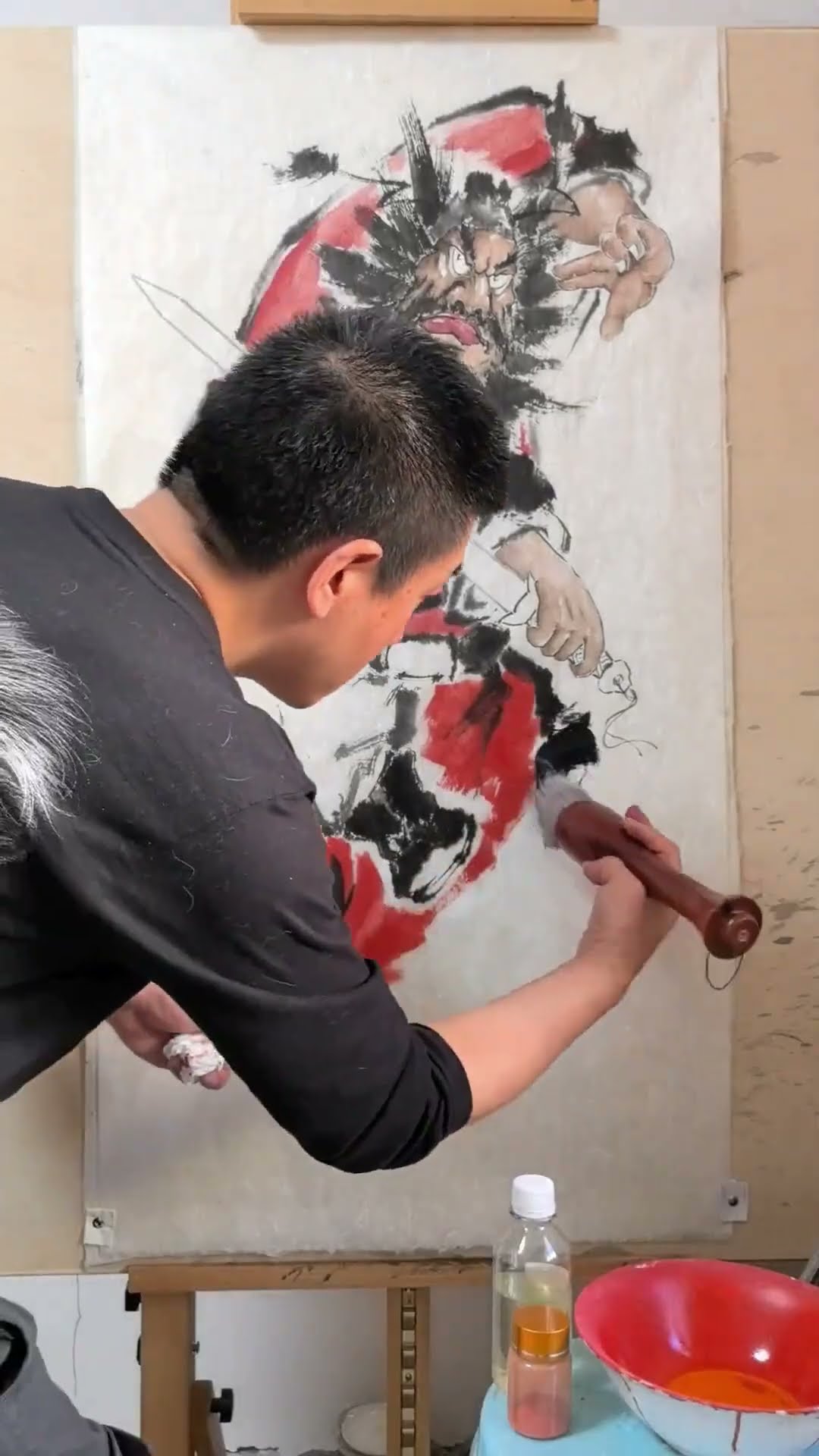 手描き自作絵画 JIN KUI YouTube