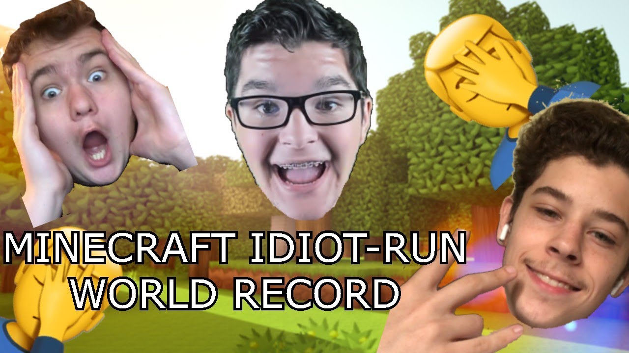 THREE IDIOTS TRY TO BEAT MINECRAFT - YouTube