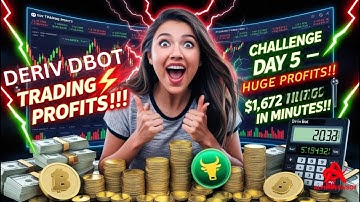 🚀 Deriv Bot Trading: How We Turned $1,672 into $2,032 in Just 18 Minutes! 💰🔥