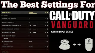 The Best Settings For Call Of Duty Vanguard sensitivity Aim Assist And Field Of View