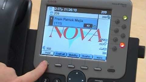 Cisco IP Phone 7970 Placing a Call on Hold