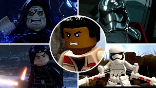 LEGO Star Wars The Force Awakens - All Main Story Bosses/All Boss Fights (With Cutscene)