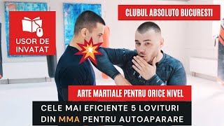 Cele mai eficiente 5 lovituri din MMA pentru autoaparare!