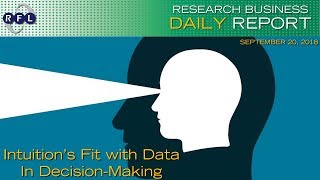 Intuition's Fit with Data In Decision-Making | RBDR