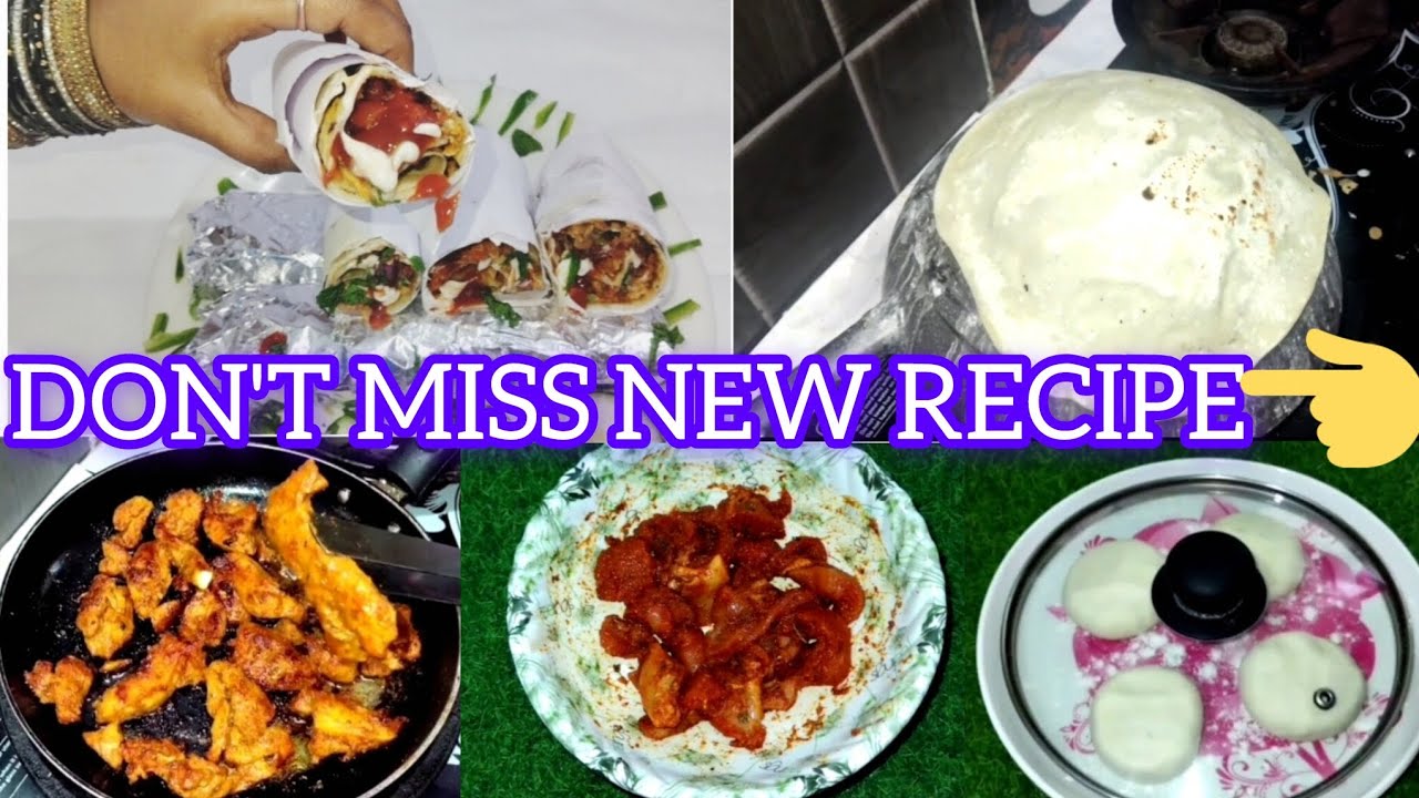 Chicken shawarma Recipe/live Rumali Roti making/How to make Chicken/ shawarma home made shawarma 