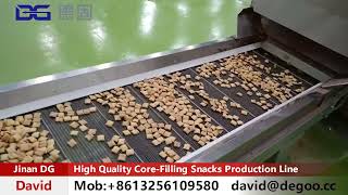 How Cereals Core Filling Snacks is Made in big Plant