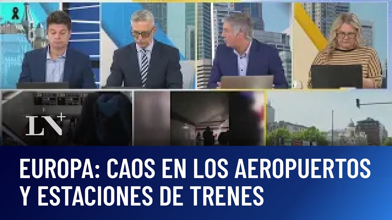 Apagón masivo en Europa: caos en los aeropuertos y estaciones de trenes