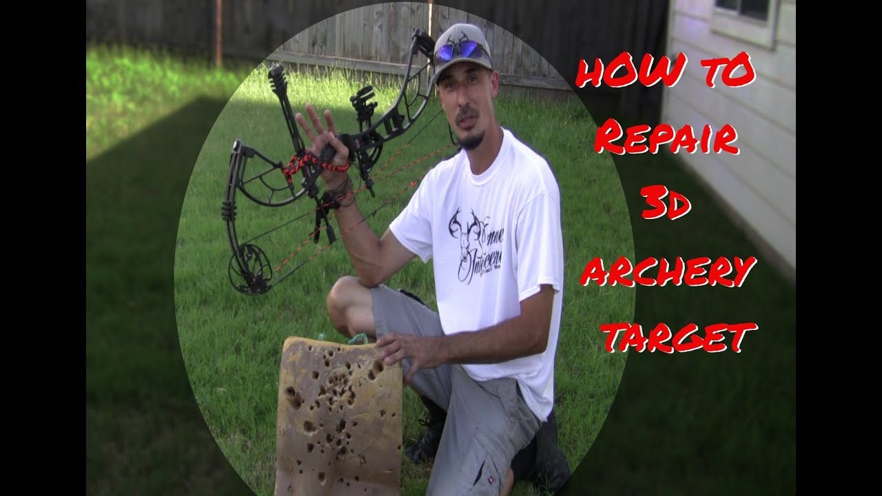 How To Repair 3D Archery Target YouTube
