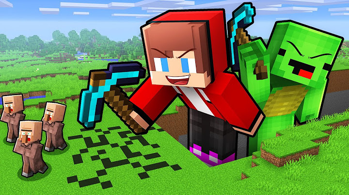 Mikey and JJ Use GIANT MOD To Troll Villagers In Minecraft! (Maizen)