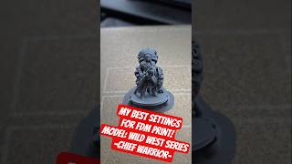 My settings for FDM print! Model from shopcreativevector.com shopcreativevector.etsy.com