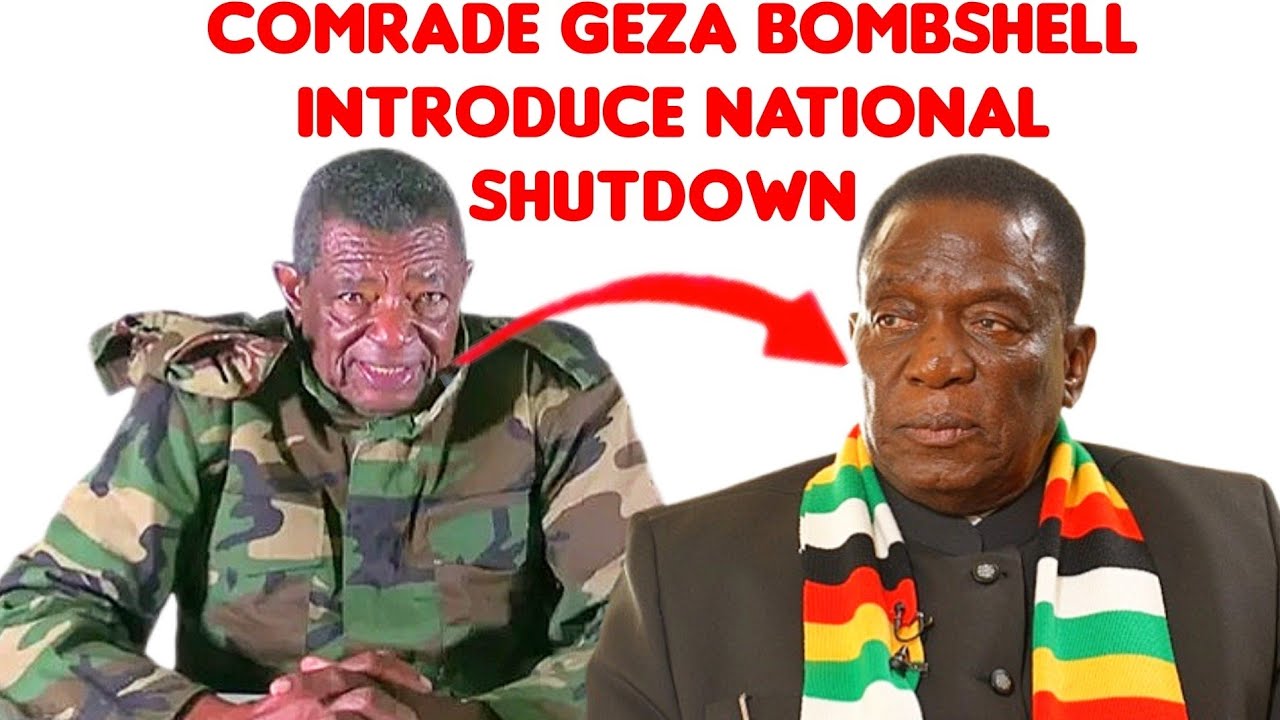 Comrade geza bombshell on munagagwa national shutdown #news #foryou # ...