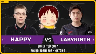 WC3 - [UD] Happy vs LabyRinth [UD] - Match 2 - Super Ted Cup 1