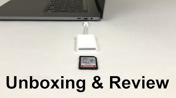 USB C to SD Card Adapter Unboxing & Review!