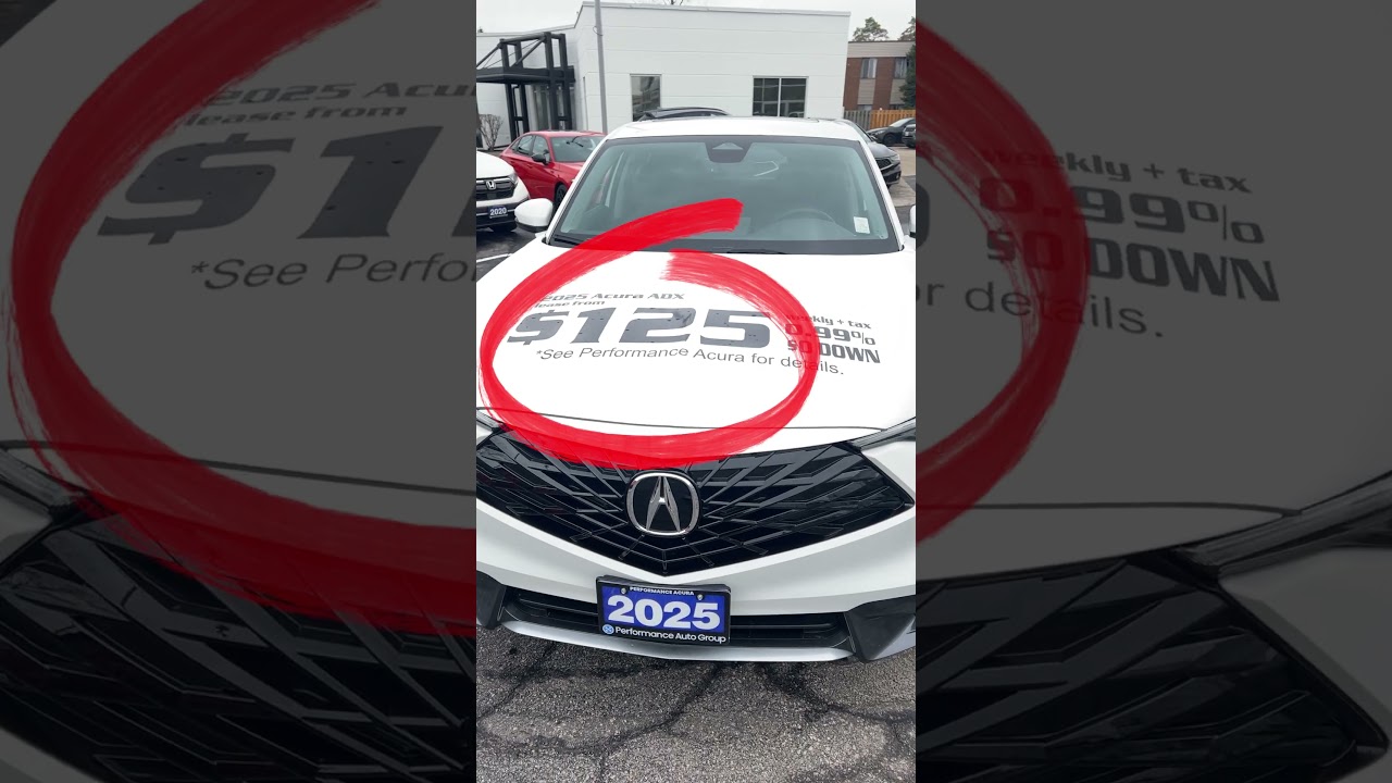 All-New Acura ADX | $125/Week*