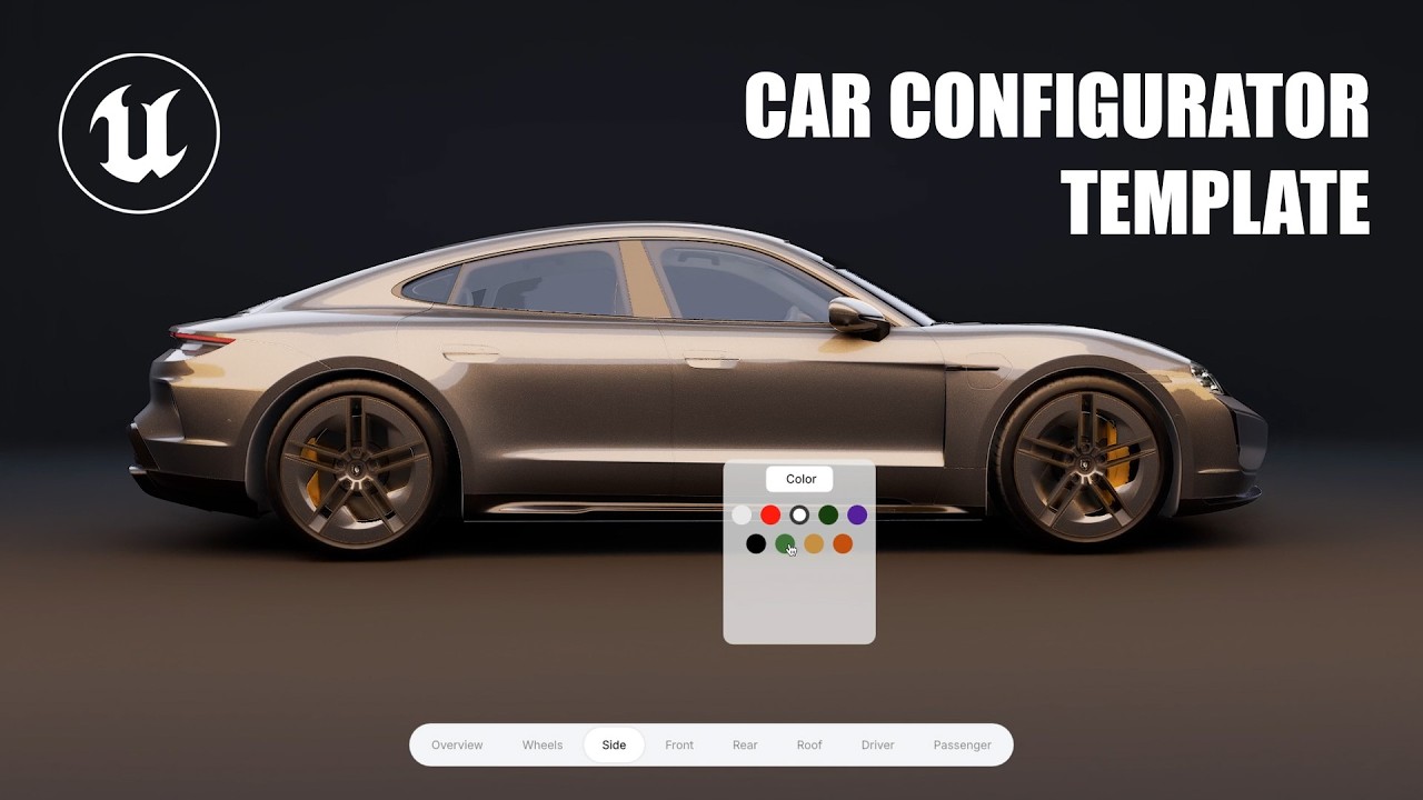 Unreal Engine Car configurator template - Dev Update 2 - YouTube