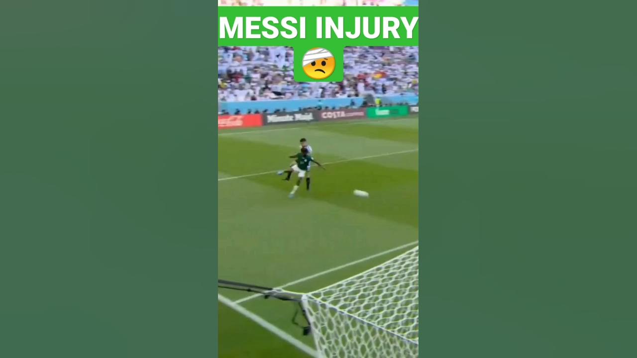 MESSI INJURY 🤕🥺😭😭 football shortvideo YouTube