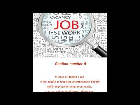 Caution for applying for unemployment benefit in Korea