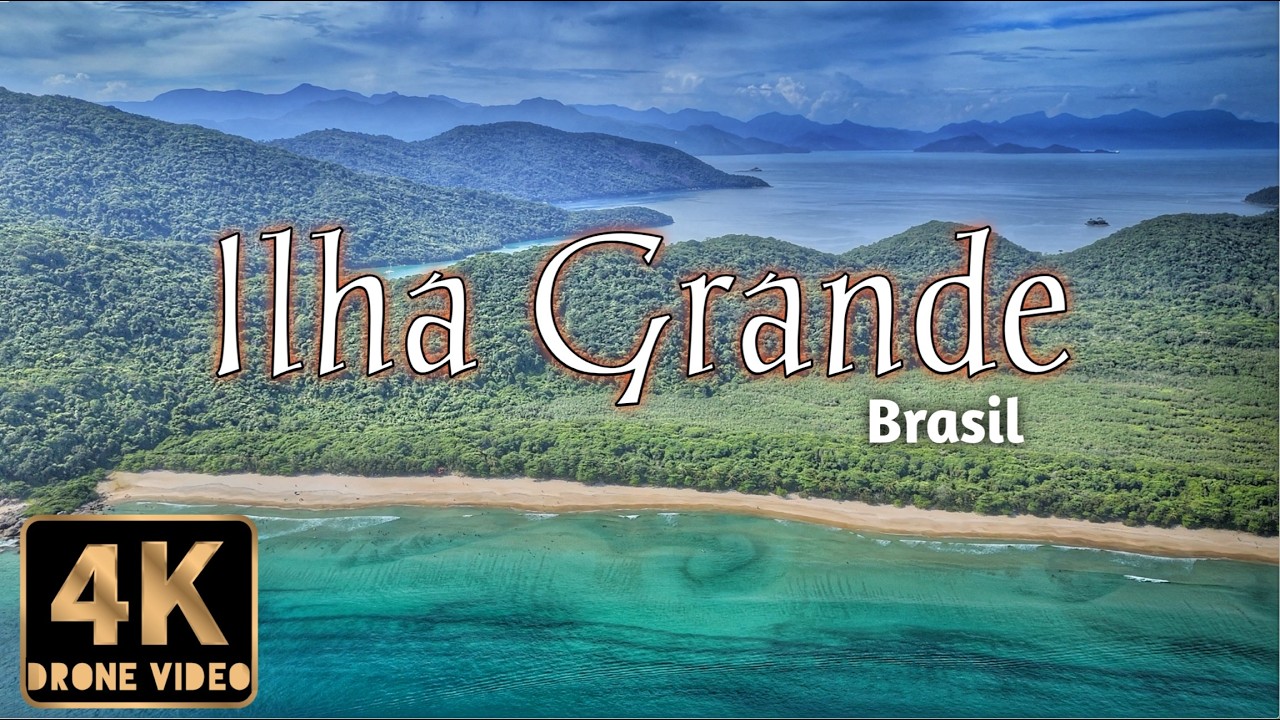 Ilha Grande, Rio de Janeiro, Brasil HDR 4K Drone